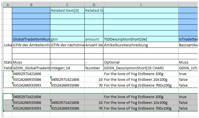 atrify publishing Datenerfassung mit Excel korrigieren