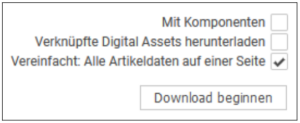 atrify publishing Produktdaten exportieren